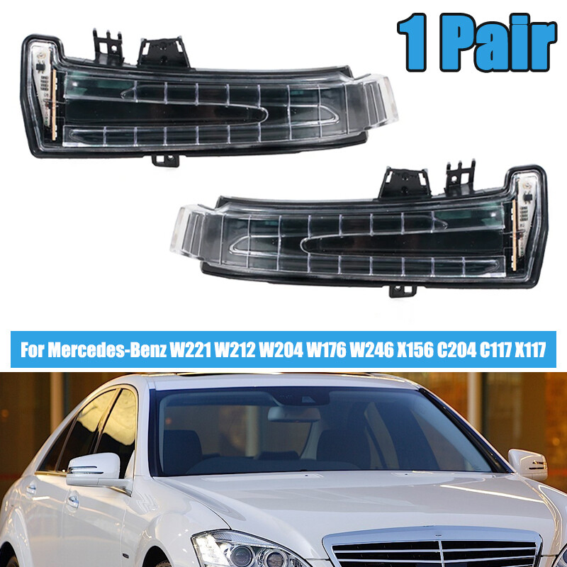 For Mercedes-Benz W221 W212 W204 Rear View Side Mirror Turn Signal Light Lamp