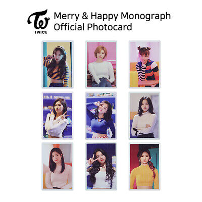 Twice Merry Happy Monograph Official Photocard Each Member Kpop K Pop Ebay