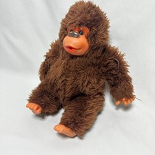 Vintage 1980 Russ Baby Gonga Thumb Sucking Monkey Gorilla Plush 10"