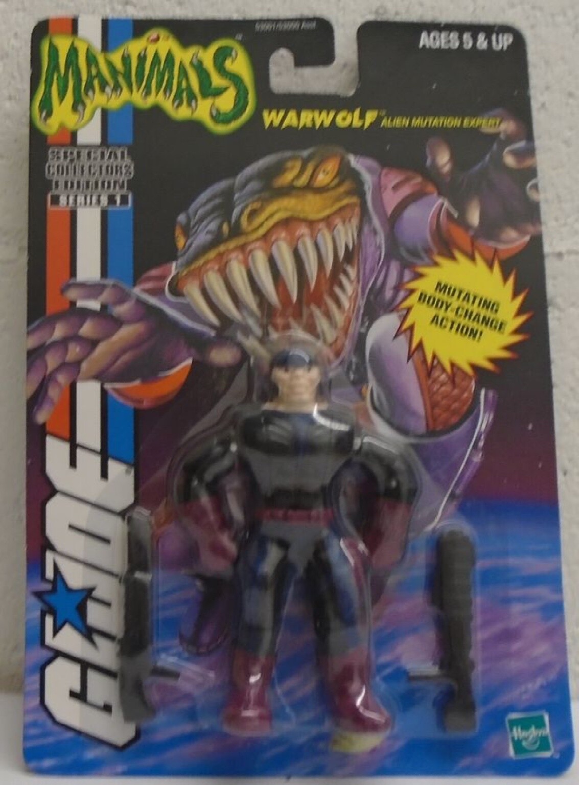 GI Joe Manimals Warwolf Alien Mutation Expert 3.75