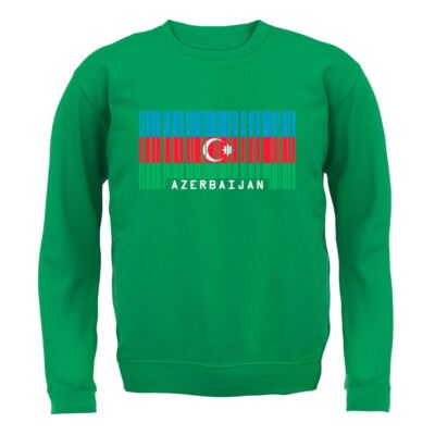 Azerbaijan Flag - Adult Hoodie / Sweater - Baku Country Travel Azerbaijani Flags