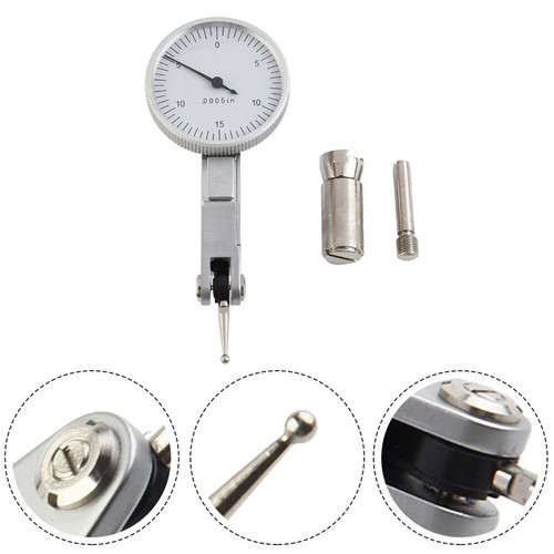 Comparateur à Cadran VEVOR – Précision 0,03 Mm, Plage 0-25,4 Mm, Avec Support Magnétique Et Tiges De Centrage - 6