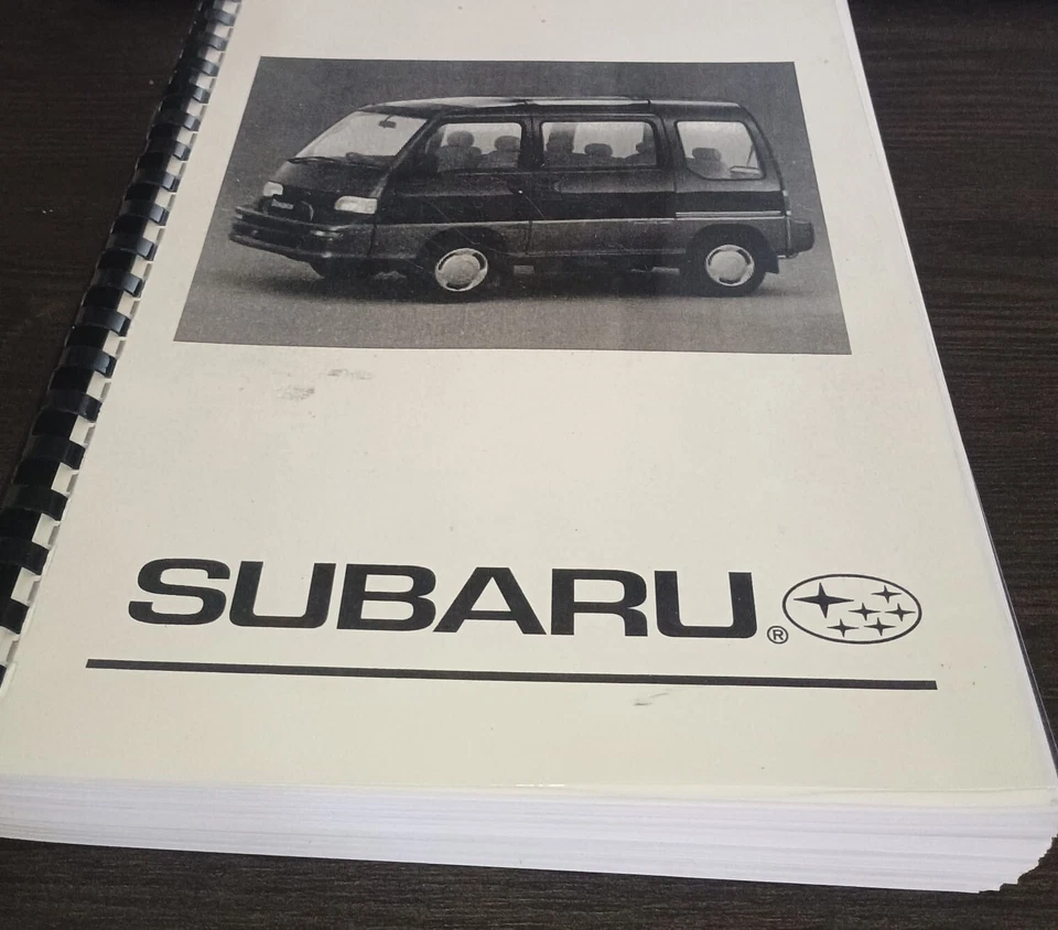 Manuale officina Subaru Libero E12 - Immagine 2 di 2