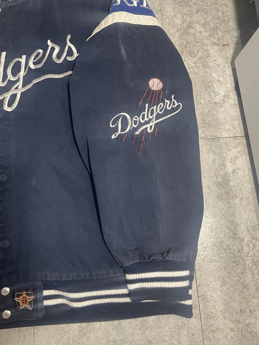 Vtg Y2k 90s Jeff Hamilton Los Angeles LA Dodgers Jacket Coat Vtg Y2k 90s Jeff Hamilton Los Angeles LA Dodgers Jacket Coat