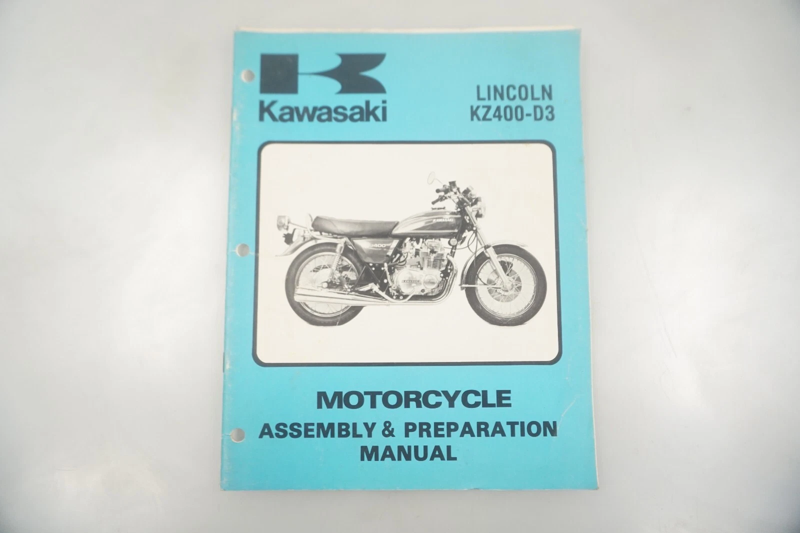 1976 Kawasaki KZ400-D3 OEM Motorcycle Assembly Manual 99995-274-01