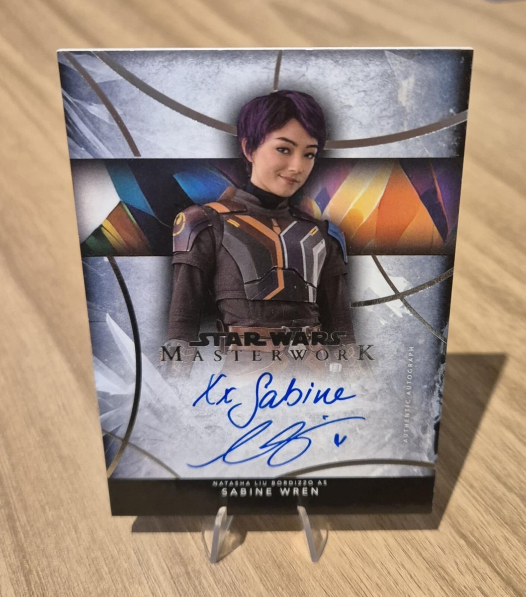 2024 Topps Star Wars Masterwork Sabine Wren on card Auto by