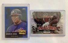ANDRUW (DRUW) JONES Lot (2) - '23 Unleashed Rapture & '22 Chrome Blue /199 -