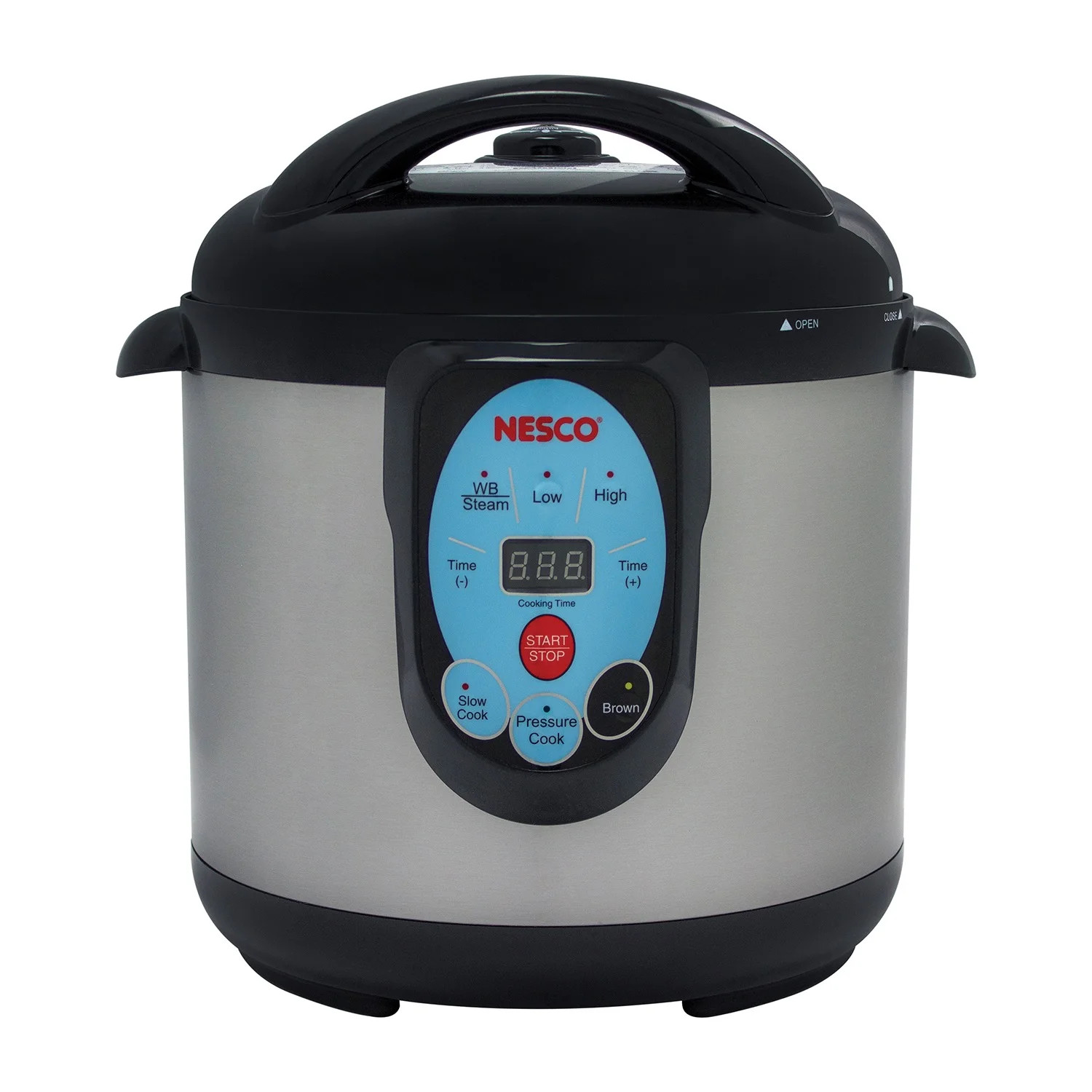 NESCO NPC-9 Smart Electric Pressure Cooker and Canner, 9.5 Quart Stainless Steel