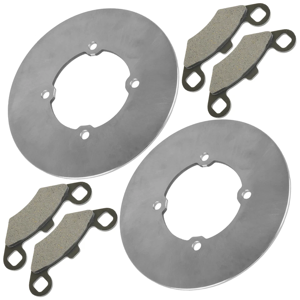 2X Brake Disc With Pads Front Left & Right For Polaris Xpress 300 1996-1999 - Image 4 of 4