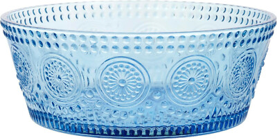 Boston International - Sky Blue Codi Glass Bowl Large - TEL25124