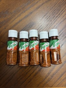 5 Bottles TAJIN MINI w/ LIME CLASSICO FRUIT AND SNACK SEASONING 0.35oz BOTTLE