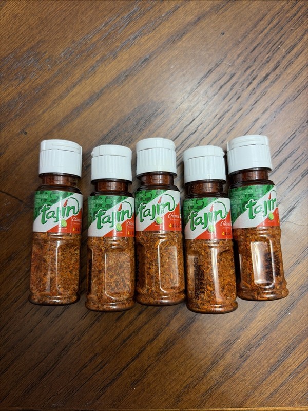 5 Bottles TAJIN MINI w/ LIME CLASSICO FRUIT AND SNACK SEASONING 0.35oz BOTTLE