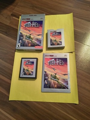 Atari 7800 Game Tiger-Heli, CIB, Very Good Condition, $37 is the firm price 