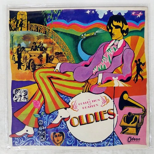 BEATLES A COLLECTION OF OLDIES ODEON OP8016 Japan RED VINYL VINYL LP