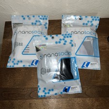 Nano Socks 2 / Medium Lot Of 3 Prs New Nip
