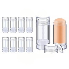 10 Pcs Empty Deodorant Containers 1 oz/30ml Twist Up Refillable Deodrant Cont...