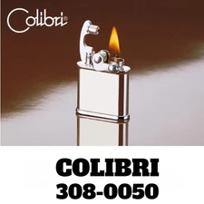 COLIBRI : Classic Design : OIL Lighter : 308-0050 : Nickel Barrel : from JAPAN