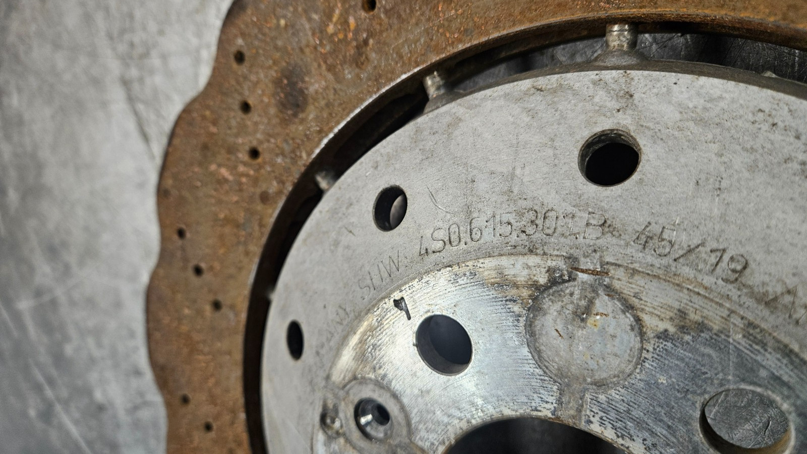 2017 Audi R8 V10 Plus Spyder Brake Rotor Set #4720 CA2