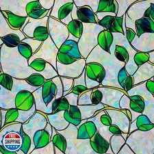 SOMWISE Window Privacy Film Home Room Bathroom Spring Decor Car D