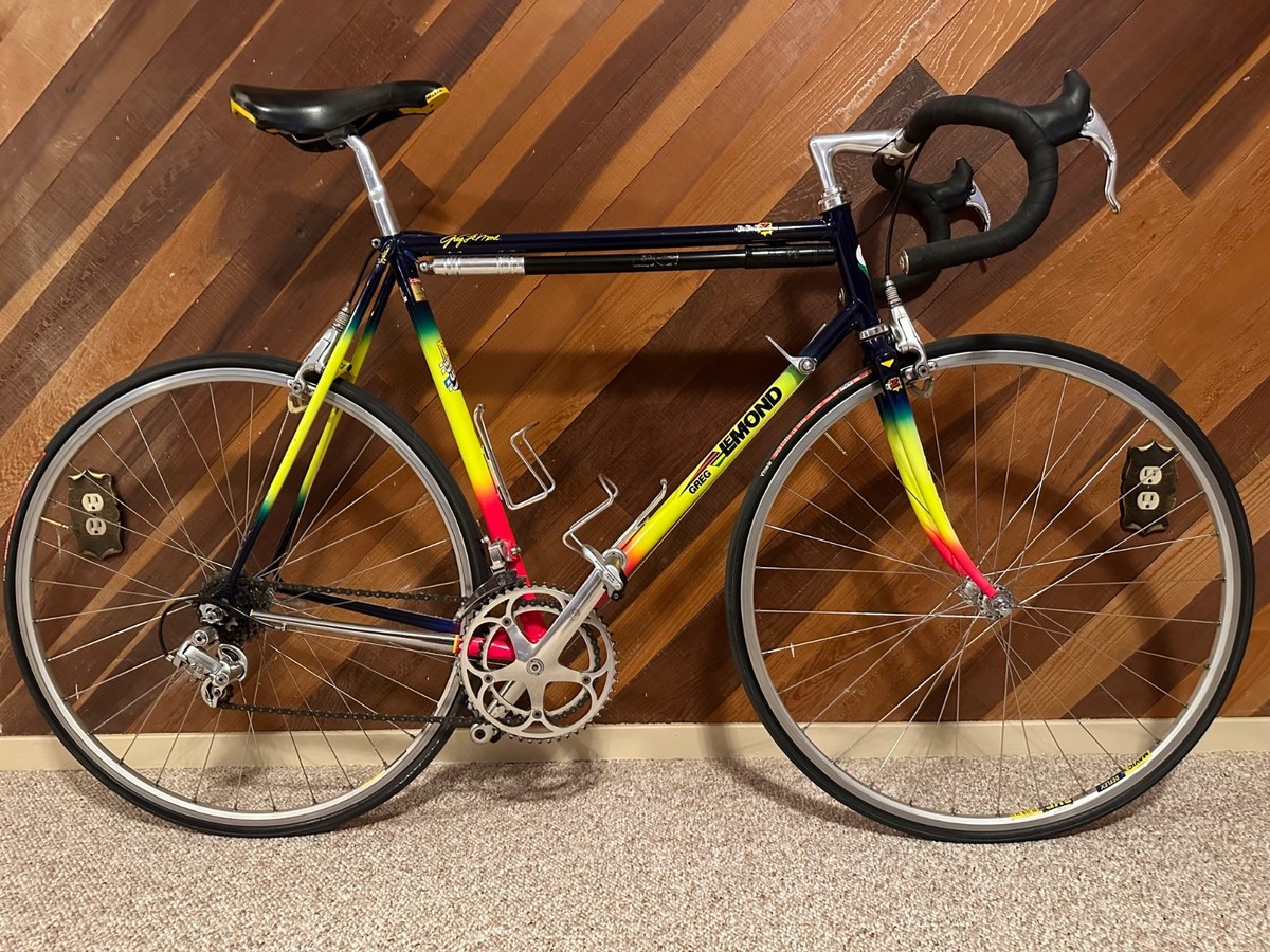 Rare 1990 Greg Lemond Maillot Jaune Italian TSX 57 cm All Campy