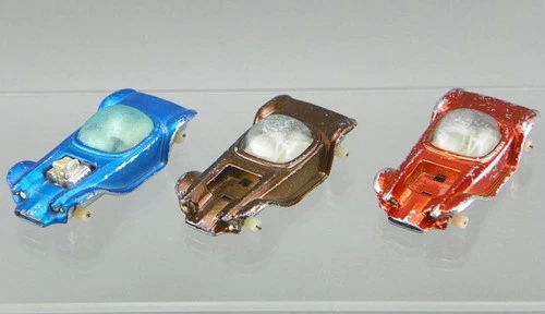 Vintage 1968 Hot Wheels Redline Blue Brown Copper Beatnik Bandit Restoration Lot
