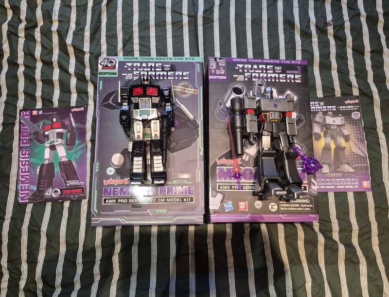 Yolopark AMK Pro Series G1 Transformers Megatron & Nemesis Prime Diecast Lot