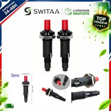 Allumeur Piézoélectrique à Bouton pour Barbecue Gaz Cuisinière Four - 2 Pièces