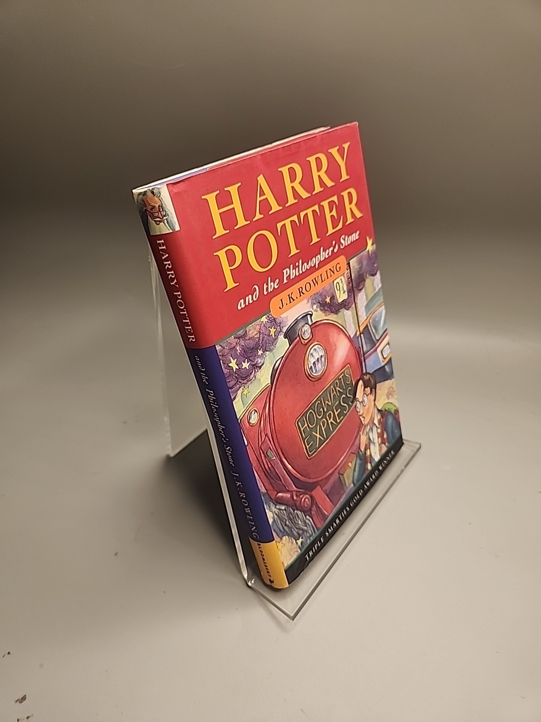 Early UK Harry Potter & the Philosopher's Stone 1st Ed Lower Print HCDJ "JOANNE"