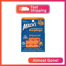 Macks Moldable Silicone Ear Plugs, Kids Size, 6 Pair 6 Count (Pack of 6)