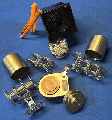 Nikor Omega Stainless Steel Cans FR Film Develop Tank 120 & 35mm Film Reels LOT!