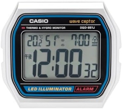 CASIO Wave Ceptor Digital Radio-Controlled Alarm Clock DQD-851J-8JF F/S w/Track#