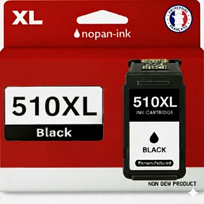Cartouche compatible pour Canon PG510 Noir Nopan-ink - Photo 1/4