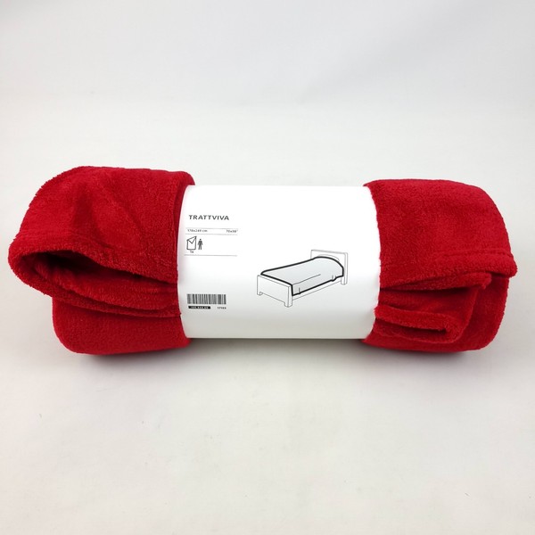 Colcha IKEA TRATTVIVA roja doble/completamente suave nueva 105.844.69