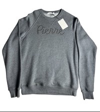 Pierre Balmain - Grey Pierre Logo Sweatshirt Size EU 46 Small 