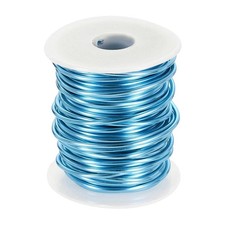 Aluminum Craft Wire 2.5mm 65.5ft Blue Flexible Steel