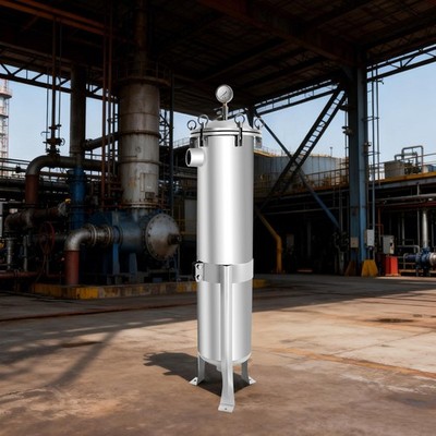 2'' NPT Bag Filter Housing 150 Psi 304 Stainless Steel In/Out #2 Bag with meshUS