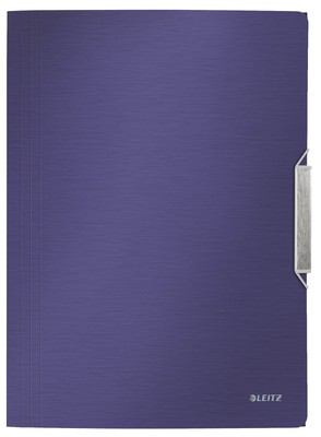 Leitz 3-Flap Folder, Holds up to 150 A4 Sheets, Elastic Closure, Flexible Plasti