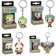 Funko POP Llavero de Bolsillo Una Pieza Roronoa Zoro Yamato Chopper Muñecas de Vinilo Acti