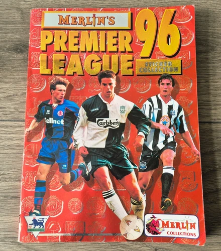 Merlin Premier League 1996 96 Sticker Album Book 100% Complete PLEASE READ