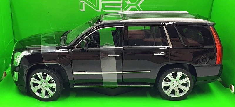 Welly NEX escala 1/24 diecast 24084W-BK - Cadillac Escalade 2017 - negro Foto 3 de 4