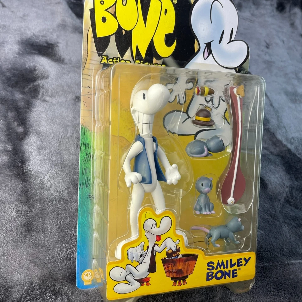 Figura de acción 1996 Jeff Smith’s SMILEY BONE - ReSaurus - Nuevo sellado - Foto 3 de 4