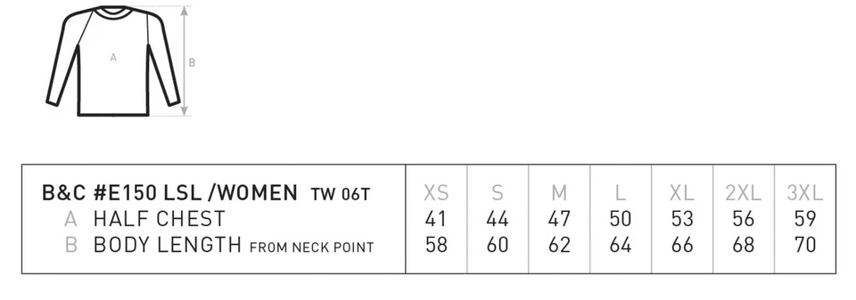 Damen Langarm T-Shirt Longsleeve Shirt Baumwolle Langarmshirt Unisex Rundhals - Bild 2 von 2