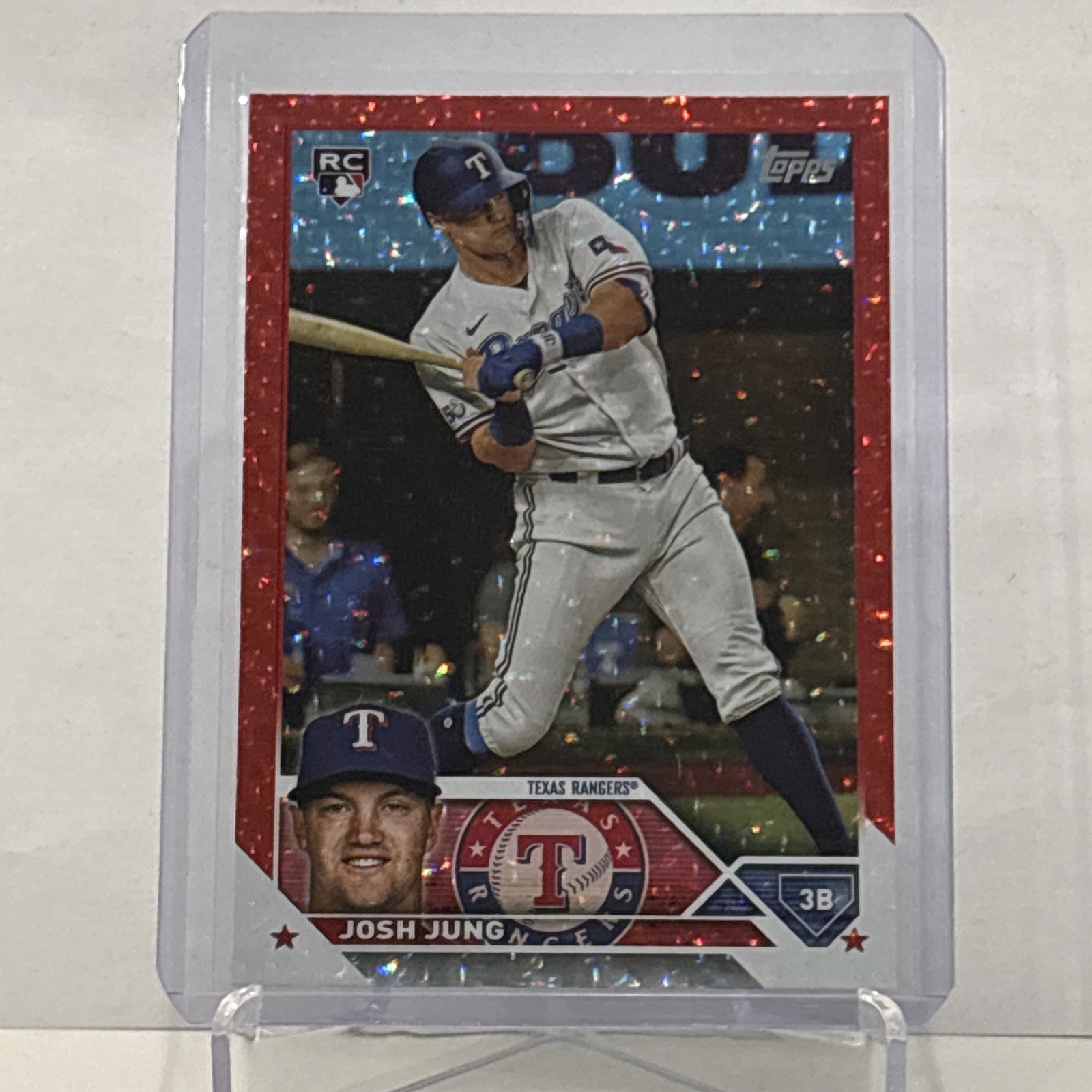 2023 Topps Series 2 - Josh Jung #529 Red Foil /199 (RC)