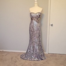 Silver Blush Prom by Alexia Sequin Gown - Size 4