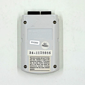 Performance Memory Card For Sega Dreamcast Controller,  Tested (no label)