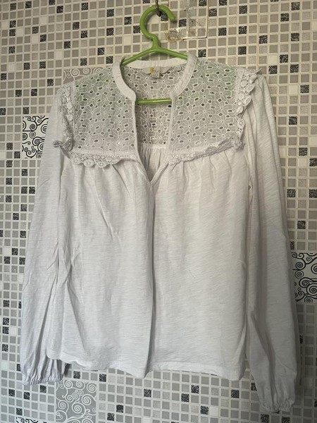 Women Boden Shirt White 38 / M / 46 #8DNX