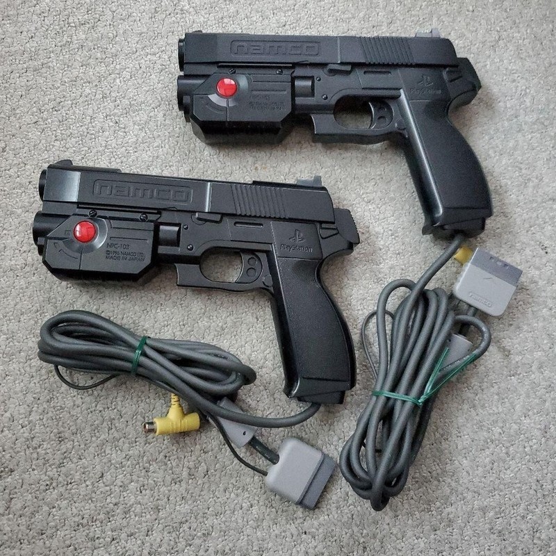 GunCon Light Gun Controller Namco NPC-103 Lot of 1~4 for PS1 Japan Used