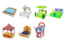 WEBKINZ EXTREMELY RARE RETIRED BEDS- SUPERBEDS, ESTORE, PROMO