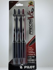 Pilot Precise V5 RT X-Fine Point 0.5 mm BLUE RED BLACK INK Pens 3PK USA SHIPPING