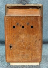 Western Electric Oak Bell Ringer Case - Early Type 315 A - Patented 1894